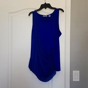 Royal Blue Sleeveless Shirt XL